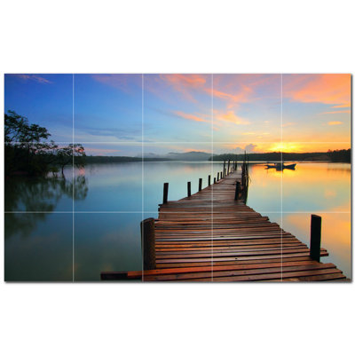 Murale décorative en céramique 4,25 po x 4,25 po
