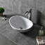 Lavabo de salle de bain vasque ovale noir