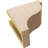 4"W x 8"D x 8"H Classic Garner Rough Cedar Woodgrain TimberThane Corbel, Primed Tan-88293645