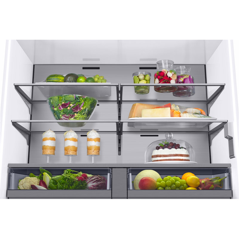 Panel Kit, for French Door Built-in Refrigerator, 48", Silver Stainless