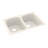 33'' L Double Bowl Solid Surface Kitchen Sink-38293773-38293777