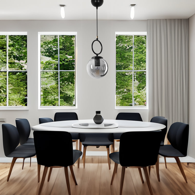 Orson 1 - Light Black Pendant