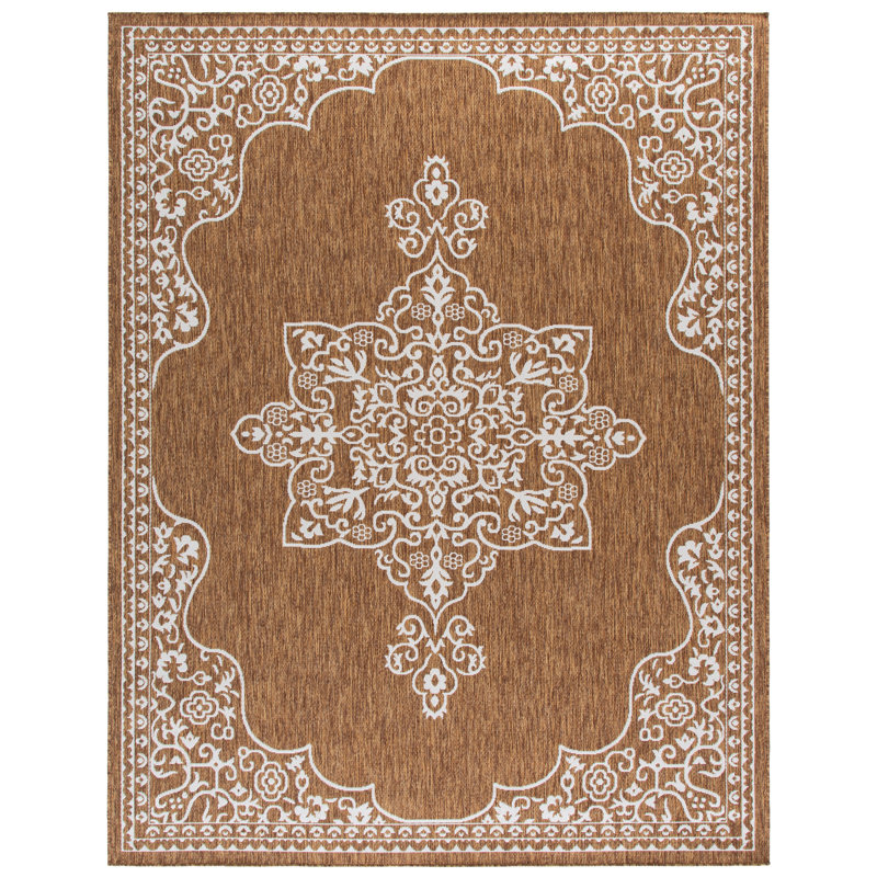 Villante Performance Performance Oriental Indoor/Outdoor Area Rug, Rectangle 8' x 10'