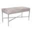 Upholstered Cowhide Bench-377570843