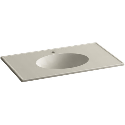 Ceramic Impressions 37" Single Bathroom Vanity Top