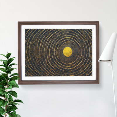 Abstract Sunset Sun Vol.6 - Framed Print