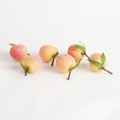 FAUX PÊCHES 4 po, ENSEMBLE DE 6