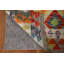 Tapis décoratif multicolore kilim oriental 3 x 4