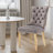 High-end Tufted Wool Linen Upholstered Nailhead Dining Chair-1017249394-1017249397-1017249406
