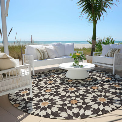 Tapis intérieur / extérieur avec envers antidérapant Withams