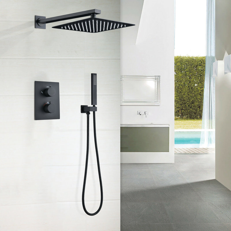 Système de douche complet avec valve brute