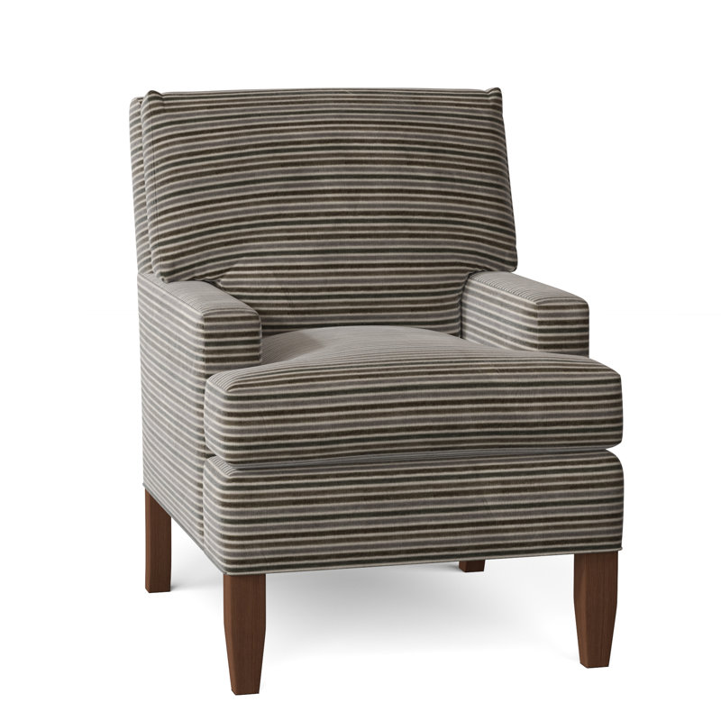 Fauteuil Huntington, Laurier ardoise, H 37 po x l 31 po x P 37 po, Gris