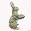Statue de lapin en oxyde de magnésium peinte à la main, sculpture décorative pour jardin.
