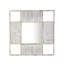 Marsh Reed Square Metal Wall Mirror