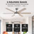 Vaczon 60" 6-Blade Modern Ceiling Fan with Dimmable 3CCT LED Lights and Remote Control-1187830504