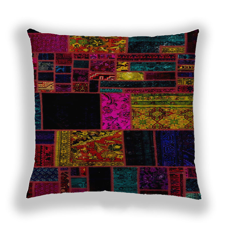 Coussin Abstract 1990, Microsuède