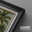 «Tropical Palm Tree Beach Seascape Coastal View», reproduction d'art sur toile encadrée-1630034217-1630034228