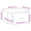 Wall-mounted Bedside Cabinets 2 pcs-348325817