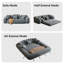 Canapé-lit convertible en velours Anchondo-1831501191-1836500120