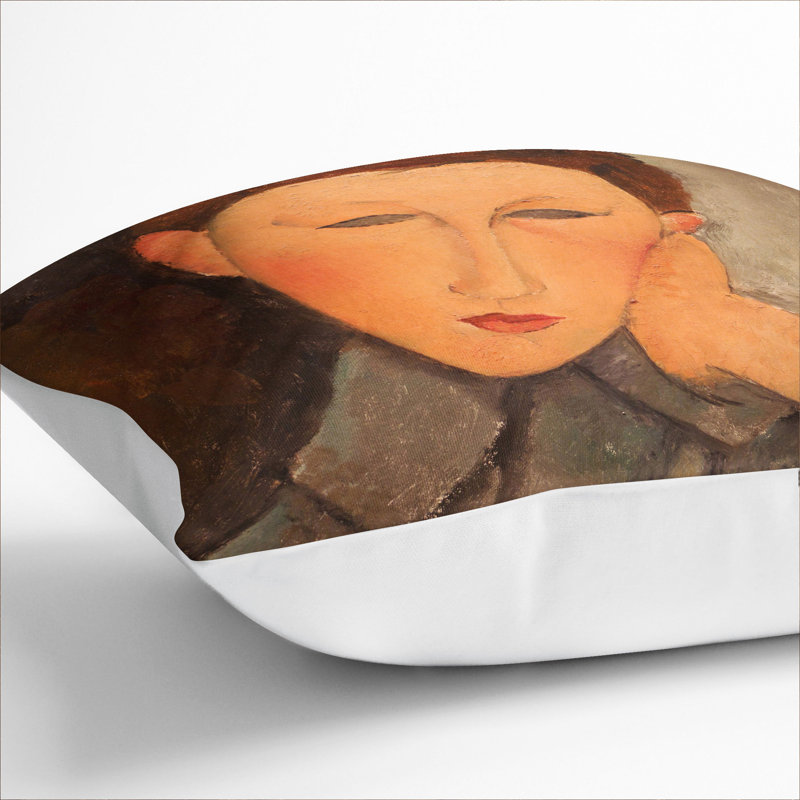 Square Cushion, 40cm H x 40cm W x 15cm D, White