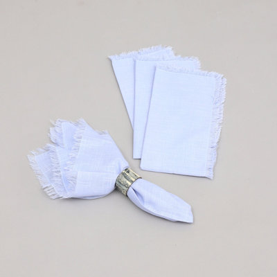Cotton Napkins Set of 4-20x20 Inch, Classic Dinner Napkins