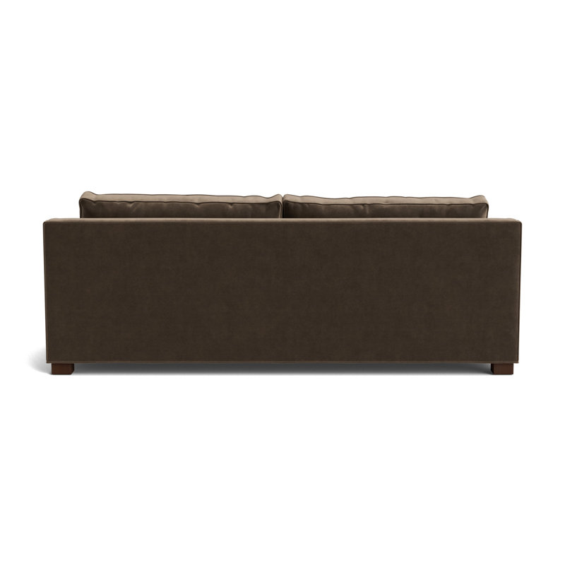Keaton Slope No Nail 94 Sofa, Performance Velvet - Otter, Sienna