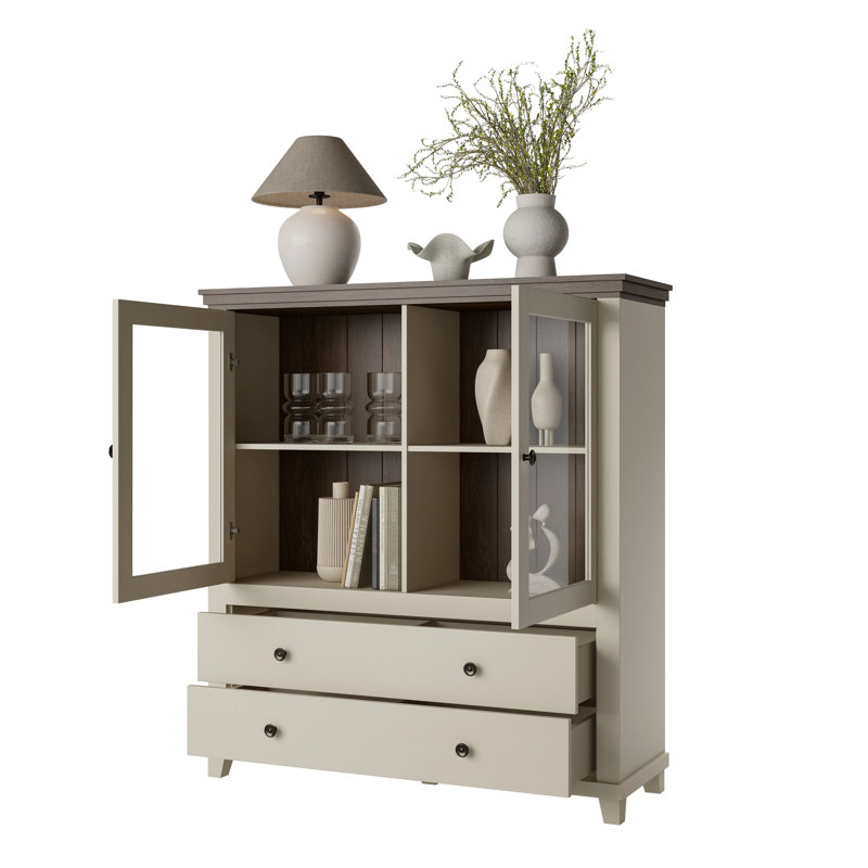 Francis 126 cm W Display Cabinet