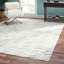 5'X8' Chevron Area Rug in Silver