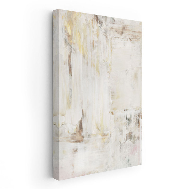 Milky Patina I - reproduction d'art sur toile, H 48 po x l 32 po