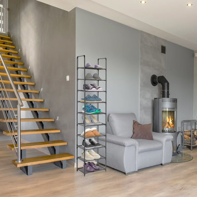 10 Pair Shoe Rack