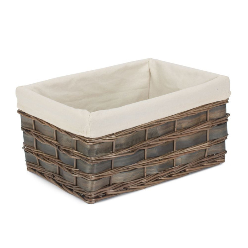 Bay Isle Home Wicker Decorative Basket, Brown