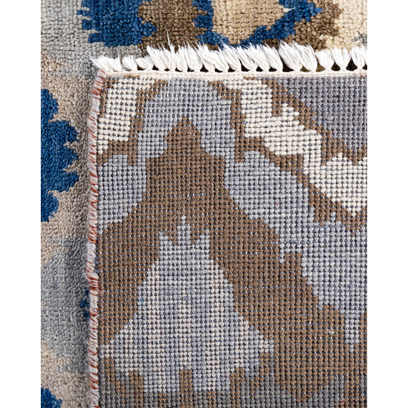 Overdyed One-of-a-Kind 8' 0" X 9' 10" Hand Knotted Area Rug