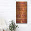 Trinx «Vt Text» par Art Licensing Studio, art mural en métal-729348717
