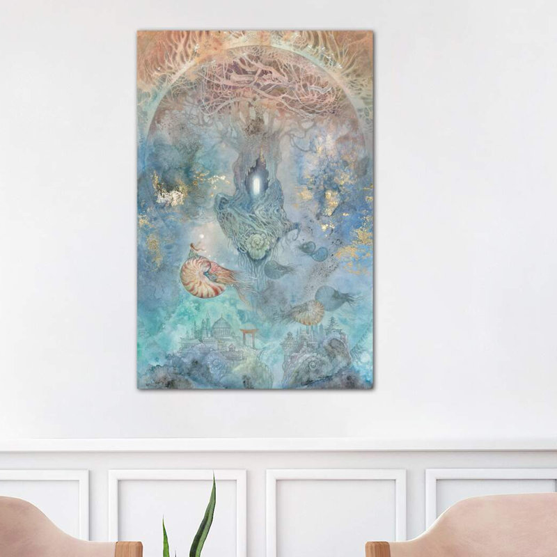 Nautilus II by Stephanie Law - Wrapped Canvas Print, 101.6 cm H x 66.04 cm W x 1.91 cm D