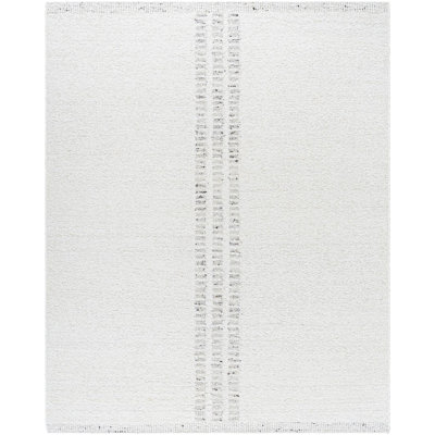 Peru Wool Ikat Area Rug in Ivory