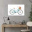 Vélo - bleu, coloré, romantique, nature, printemps, art mural-404084678