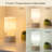 9.5" H Marble Glass Vase Table Lamp