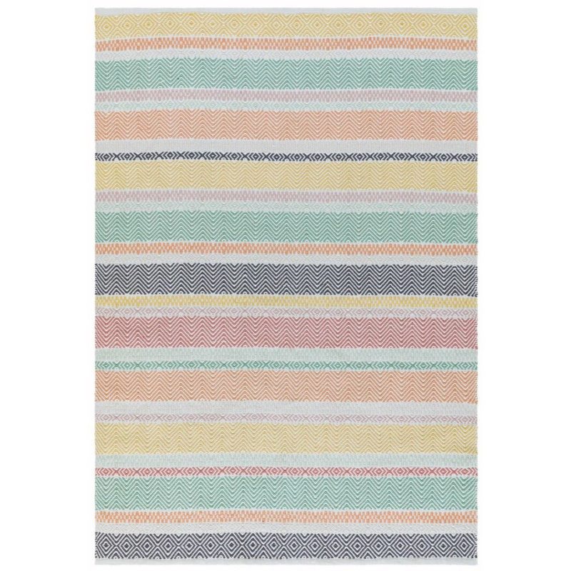 Navasota Geometric Recycled P.E.T Hand Knotted Indoor / Outdoor Area Rug, Rectangle 160 x 230cm