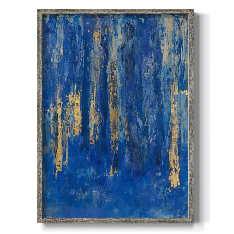 ABSTRACT Series XIX, reproduction encadrée - bois massif, H 30 po x l 24 po
