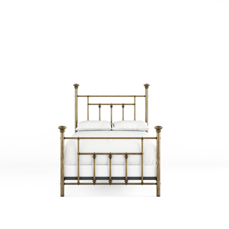 101 Generations Bed | Complete Standard, Full, Aged Brass Lacquered