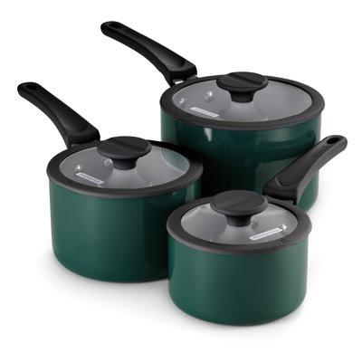 Ensemble de 6 casseroles gigognes en céramique antiadhésives en aluminium