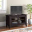 Meuble télé Shaker Cottage, console multimédia en bois franc et en bois composite de style moderne avec armoire en verre, tablette réglable et gestion des câbles, facile à assembler, l 36 po x P 16 po x H 20 po-1098242907