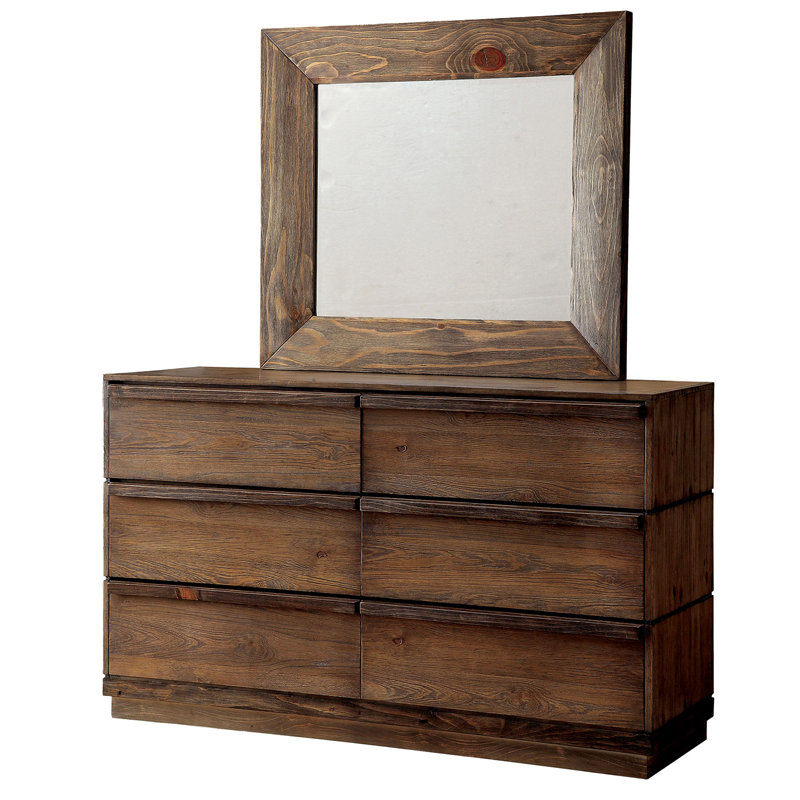 Miroir de commode rectangulaire Anita