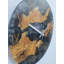 16 pouces de diamètre prêt à expédier, horloge murale en résine, horloge murale, horloge murale en bois, décoration murale, horloge murale en bois, grande horloge murale