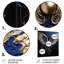 Bleu royal et ailes d'ange I - art mural fantastique en métal-527724401