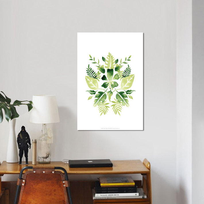 « verdoyant vignette i », reproduction sur toile, H 40 po x l 26 po x P 1,5 po, Toile tendue, Pas de tapis