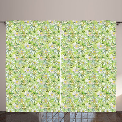 Semi Sheer Curtain Pair
