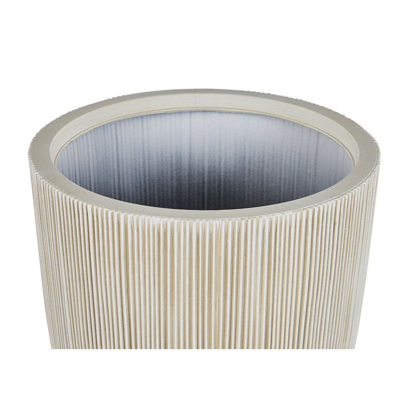 Hindmarch Pot Planter, 38cm H x 37cm W x 37cm D, Beige