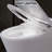 Compact Dual Flush Toilet With Self-Cleaning Wand, Foot Sensor Flush, White Night , Knob Control, Cold Water Wash, Strong Soft Close, , Immaculate Smart 1/1.28 ,