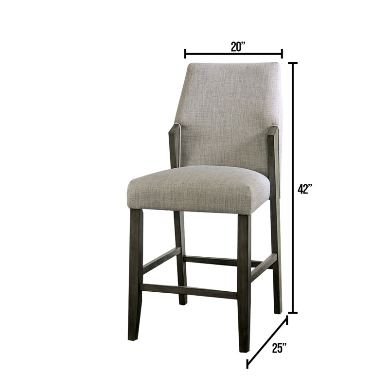 Chaise parsons Turton en tissu Turton